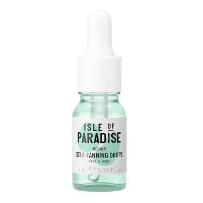 Isle of Paradise - Gotas faciales autobronceadoras con brillo natural
