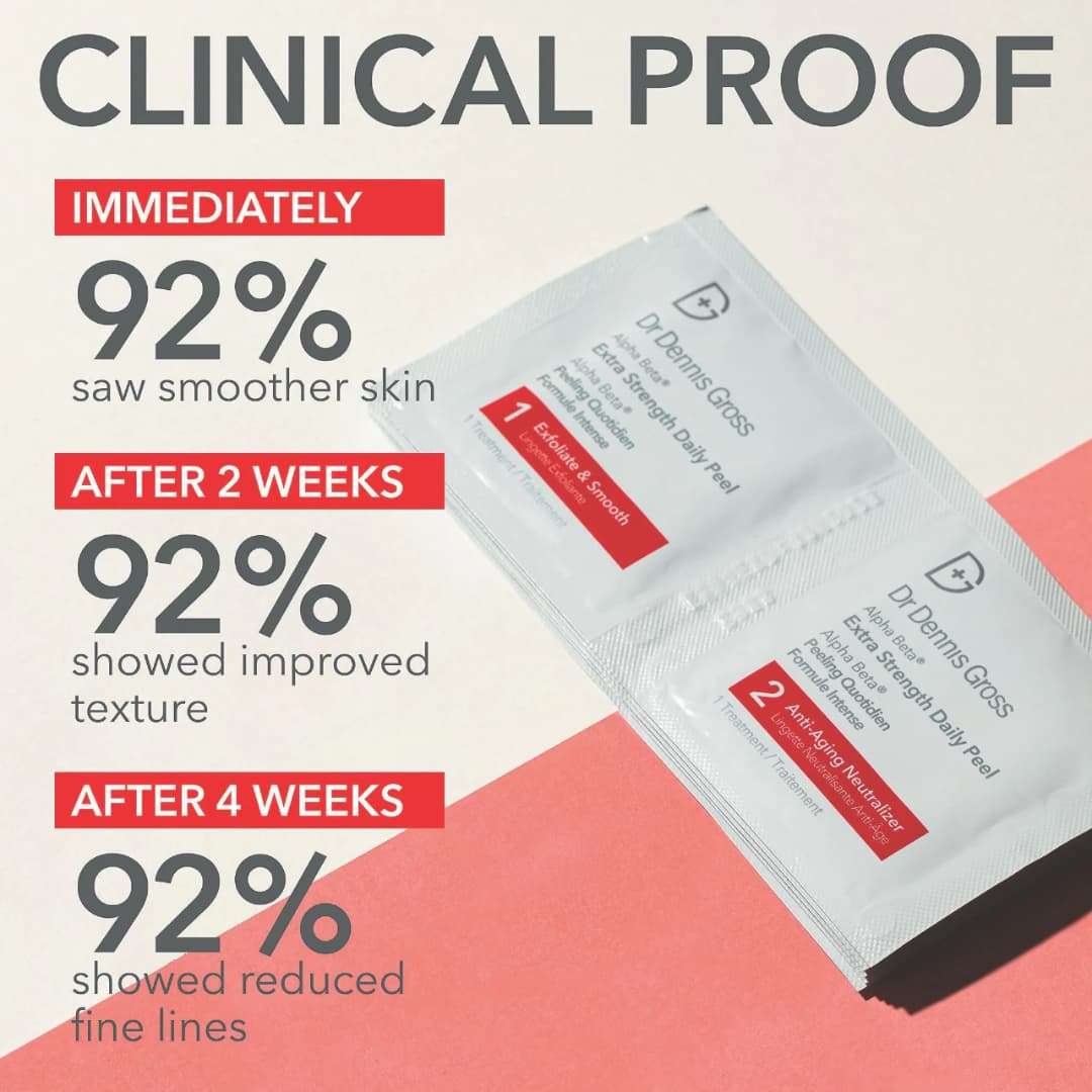 Dr. Dennis Gross - Cuidado de la piel Almohadillas exfoliantes diarias extrafuertes Alpha Beta® - Imagen 11