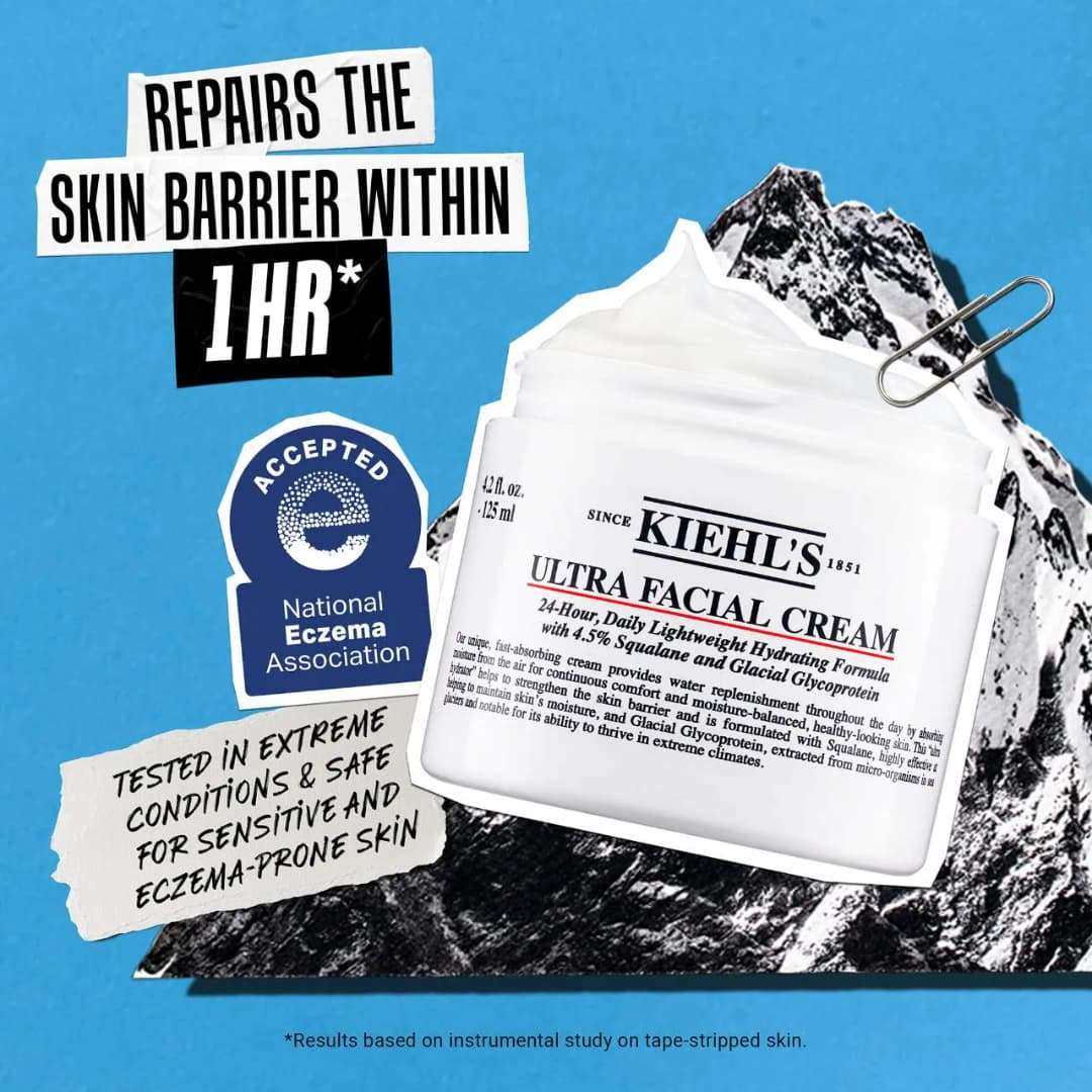 Kiehl's desde 1851 - Crema hidratante facial recargable Ultra Facial con escualano - Imagen 6