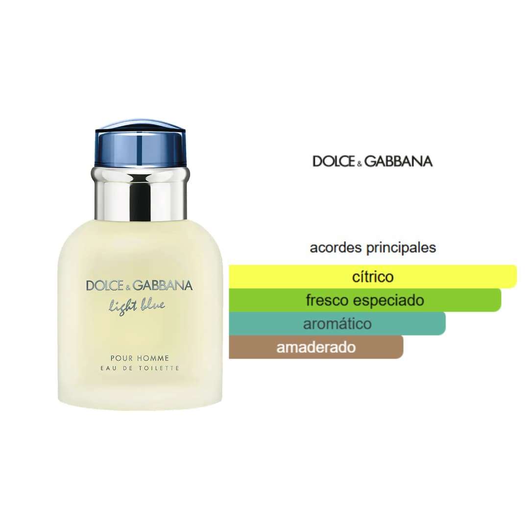 Dolce & Gabbana - Light Blue Pour Homme Eau de Toilette con limón y pachulí - Imagen 2