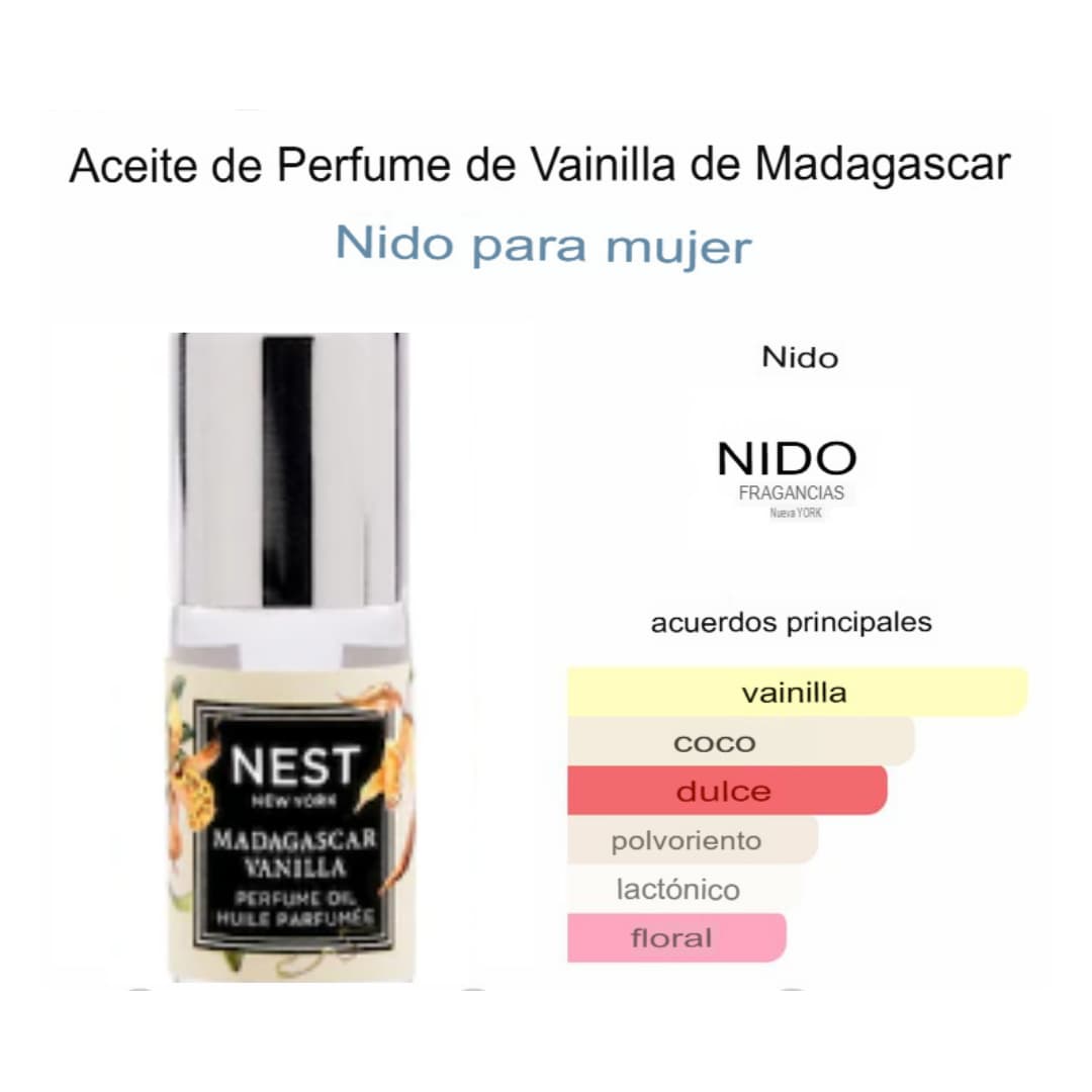 NEST - Nueva York Aceite de perfume de vainilla de Madagascar - Imagen 3