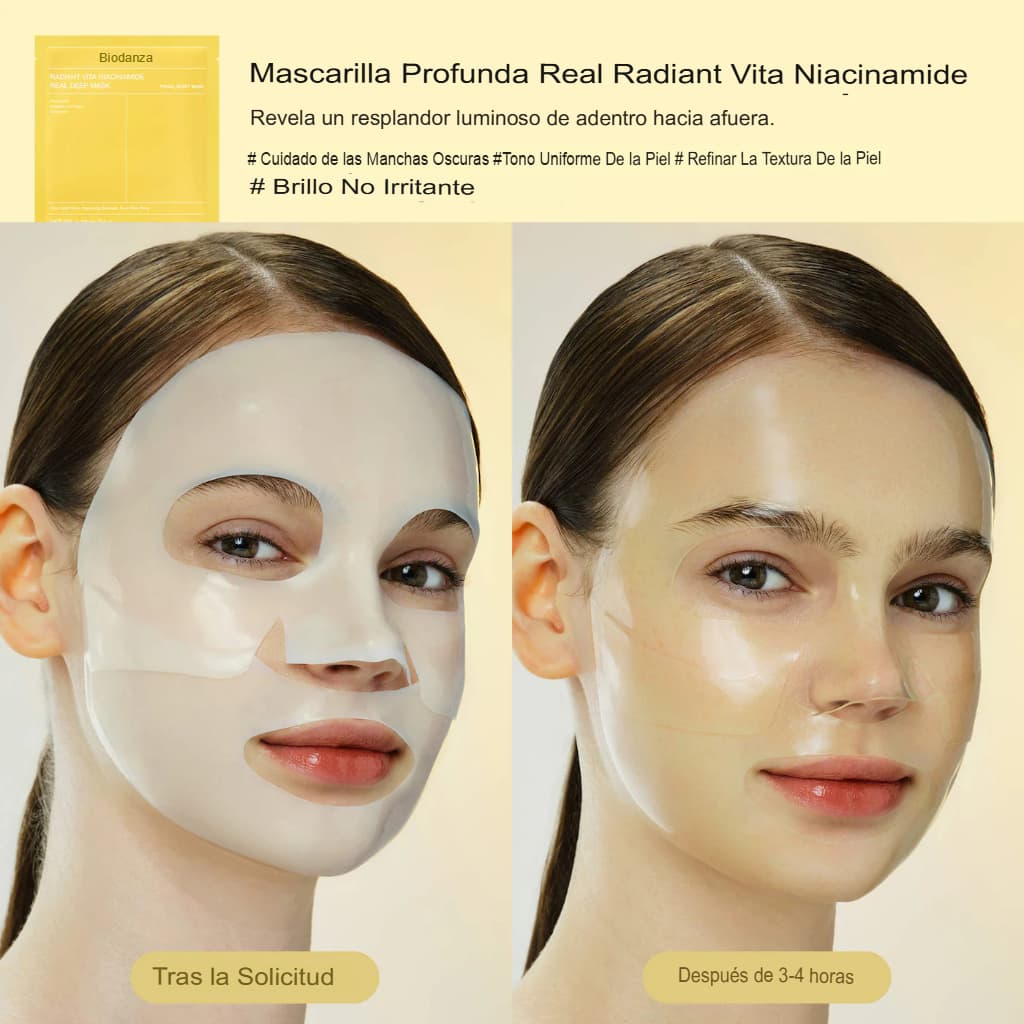 Biodanza - Mascarilla profunda de colágeno biológico para minimizar los poros y reafirmar la piel. - Imagen 11