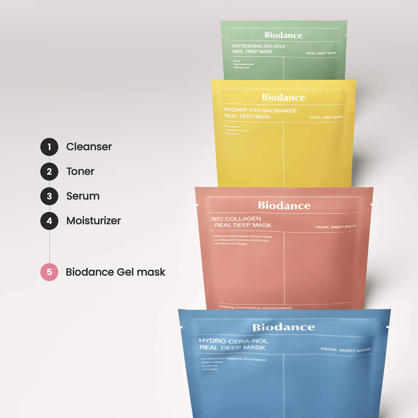 Biodanza - Mascarilla profunda de colágeno biológico para minimizar los poros y reafirmar la piel. - Imagen 26