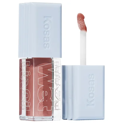 Kosas - Brillo labial con tratamiento de péptidos voluminizadores Wet Lip Oil