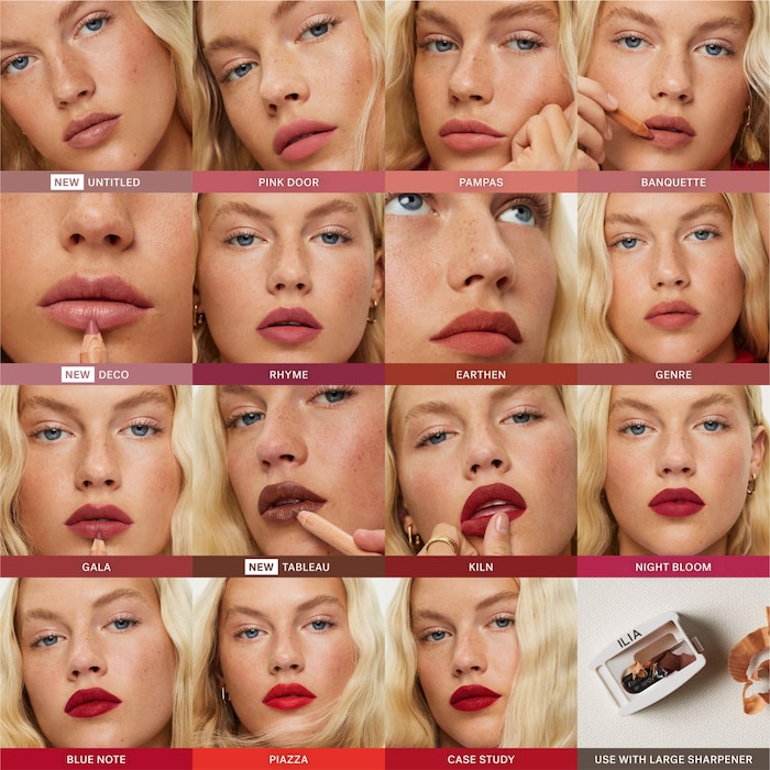 ILIA - Lápiz labial hidratante Lip Sketch + lápiz delineador de labios - Imagen 3